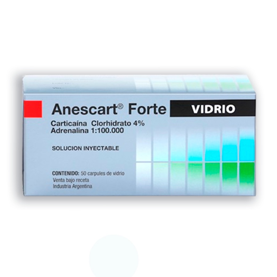 Anescart Anestubos de Vidrio x 50