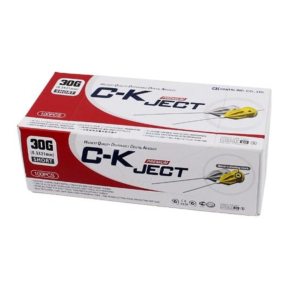 Aguja CK-JECT (Corta 21mm 30G)