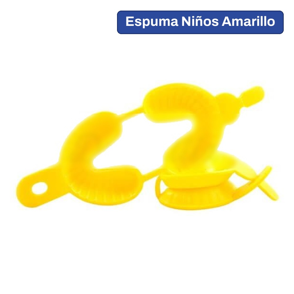 Cubeta de Flúor Descartable x50u (Niños Amarillo)